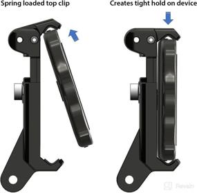 img 2 attached to 🏌️ Golf Gadgets: Ground Stake Swing Recording System with Smartphone Mount for Range & Course. Compatible with Most Phones.