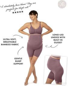 img 3 attached to Enhanced SEO: Kindred Bravely Bamboo 👖 Seamless No Rub Maternity Thigh Saver 2 Pack