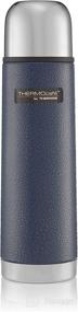 img 1 attached to 🔵 Thermos ThermoCafé Stainless Steel Flask, 500 ml - Blue Hammertone