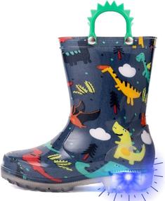 img 4 attached to Toddler Waterproof Dinosaur Lightweight Adorable Boys' Shoes ~ Outdoor