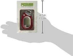 img 1 attached to Карманный педометр красного цвета с чехлом: Pedusa PE-771 Трехосевой многофункциональный для точного отслеживания шагов.