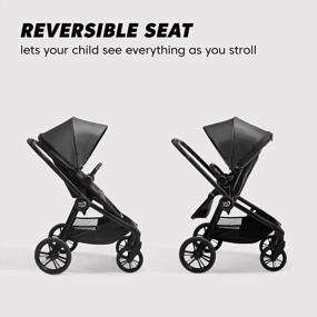 img 2 attached to Compact Fold & Rich Black: Baby Jogger® City Sights® Convertible Stroller