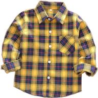 👕 boys' clothing: uwback sleeve flannel check shirts offered in tops, tees & shirts logo