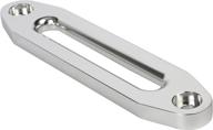 🎣 10" billet aluminum hawse fairlead: ultimate synthetic winch lead guide (8000-15000 lbs rope cable) логотип