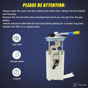 img 3 attached to High-Quality Fuel Pump for 2002-2004 Chevy Suburban 1500 & Yukon XL 1500 (VIN Z) with Sending, E3560M Compatible - 323-01427 & 88966963