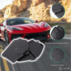 img 2 attached to 💯 Sulokiy Front Shock Absorber Tower Cover Caps, Front Strut Tower Covers Replacement for Chevy C8 Corvette 2020-2022 (With Magnetic Ride)