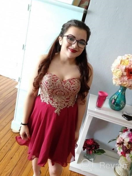 img 1 attached to Gorgeous Gold Lace Applique Quinceanera Dress For Juniors - Babyonline! review by Junior Rojas