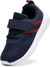 img 4 attached to DADAWEN Lightweight Breathable Girls' Athletic Sneakers at Athletic
