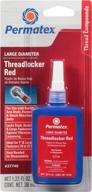 🔒 permatex 27740 large diameter threadlocker red, 36ml: secure joints with 36 milliliter strength logo