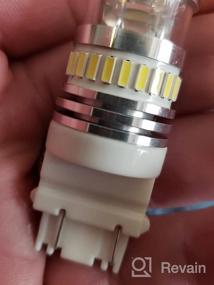 img 6 attached to Обновите автомобильные фары с помощью светодиодных ламп Auxbeam 1157, чтобы на 400% ярче тормозные и задние фонари