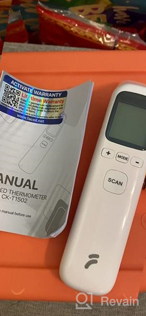 img 1 attached to Accurate No-Touch Thermometer For Adults And Kids With Fever Alert And Memory Recall review by Dan Venegas