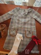 img 1 attached to Girls' Quilted Ponte Riding Dress - Hope & Henry Long Sleeve review by Aaron Fowler