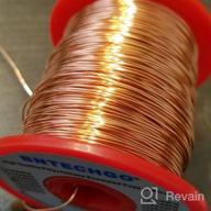img 1 attached to BNTECHGO 24 AWG Magnet Wire - Enameled Copper Wire - Enameled Magnet Winding Wire - 1.0 Lb - 0.0197" Diameter 1 Spool Coil Natural Temperature Rating 155℃ Widely Used For Transformers Inductors review by Prem Reyel