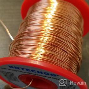 img 6 attached to BNTECHGO 24 AWG Magnet Wire - Enameled Copper Wire - Enameled Magnet Winding Wire - 1.0 Lb - 0.0197" Diameter 1 Spool Coil Natural Temperature Rating 155℃ Widely Used For Transformers Inductors