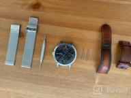 img 1 attached to Upgrade Your Watch Style With Fullmosa Quick Release Stainless Steel Bands - Perfect For Samsung, Huawei, Garmin And Asus Watches In 22Mm, 20Mm And 18Mm Sizes review by Sandhya Ramirez