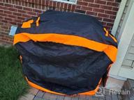 img 1 attached to Protect Your Grill From The Elements With Gulrear Waterproof BBQ Cover - 58 Inch With Adjustable Straps And Waterproof Zipper review by Dick Grayson
