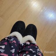 img 1 attached to Step Into Comfort With RockDove Women'S Faux Leather Bootie Slipper - Sierra Collection review by Stacey Vang