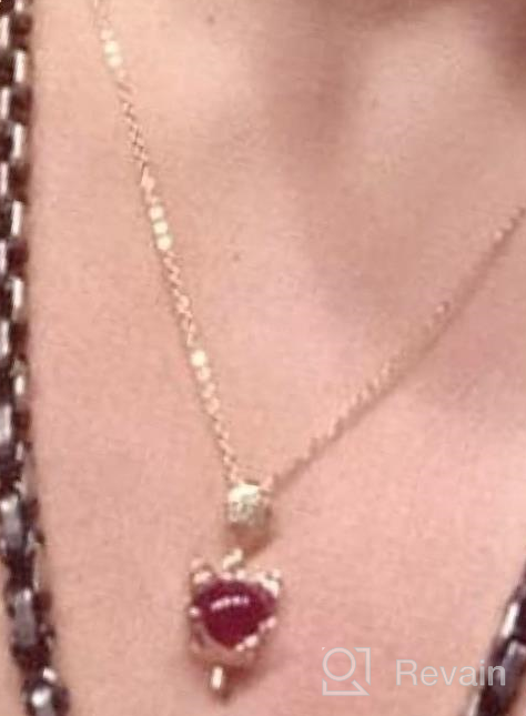 img 1 attached to 💎 Carnelian Crystal Healing Necklace: Beautiful Gemstone Jewelry for Girls' Necklaces & Pendants review by Sabryna Wickings