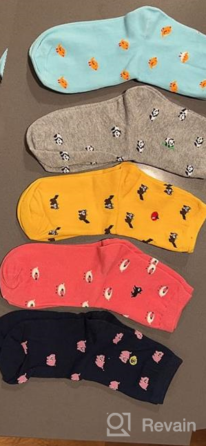 img 1 attached to 💃 Walking on Whimsy: 5 Pairs of Charming Novelty Cat Socks for Women review by Anthony Mangum