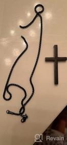 img 6 attached to Подвески с крестом из нержавеющей стали для мужчин - золотая, серебряная и черная покрытая минималистичная религиозная бижутерия для крещения, подарков на молитву, с опциями длины цепочки: от 16 до 30 дюймов.