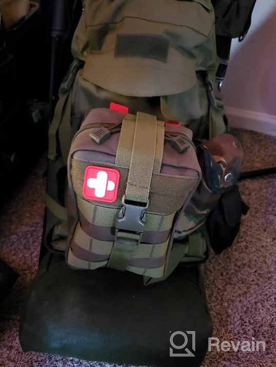 img 1 attached to Be Prepared With EVERLIT Emergency Trauma Kit: Military-Grade Tactical IFAK With CAT GEN-7 Tourniquet And 36" Splint For Critical Wound Response And Severe Bleeding Control In Black review by Nicole Shrestha