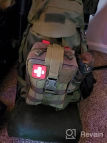 img 5 attached to Be Prepared With EVERLIT Emergency Trauma Kit: Military-Grade Tactical IFAK With CAT GEN-7 Tourniquet And 36" Splint For Critical Wound Response And Severe Bleeding Control In Black