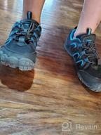 img 1 attached to ASHION Lightweight Breathable Trekking Sneakers for Boys review by Matt Reid