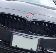 img 1 attached to BMW 3 Series F30 F31 2012-2018 Front Kidney Grille Grill Double Slats Gloss Black Zealhot F30 review by Kevin Ilango