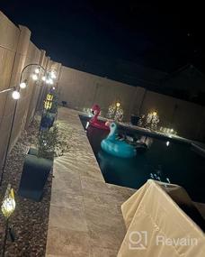 img 6 attached to 50 Ft Solar String Lights Outdoor - Waterproof 25 LED 1W Edison Bulbs, Remote Control 4 Modes Shatterproof For Backyard Bistro Cafe