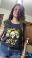 img 1 attached to Letter Printed Tank Tops Vintage T Shirts Women Back To The Gypsy That I Was Tees Graphic Sleeveless Music Vest review by Bernard Larjin
