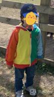 img 1 attached to Mud Kingdom Rainbow Patchwork Zip Up Hoodie for Boys review by Patrick Hamman