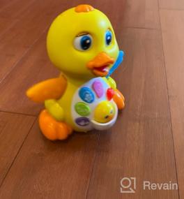 img 7 attached to Музыкальная светящаяся игрушка Moontoy Penguin Baby для обучения и игр - идеальный подарок для младенцев и малышей в возрасте от 6 до 24 месяцев