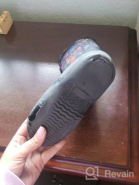 img 1 attached to 👞 LONECONE All Weather Neoprene Puddle Saurus Boys' Shoes and Boots - Weatherproof Footwear for Boys review by Brad Russell