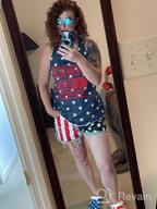 img 1 attached to Women'S USA Flag Tank Top: FAYALEQ 4Th Of July Patriotic Sleeveless Vest review by Daniel Ortiz