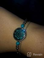 img 1 attached to Stainless Steel Aromatherapy Diffuser Bracelet With Rose Locket And 15 Refill Pads - Perfect Mother'S Day Gift For Women By Ttstar review by Zac Pewitt