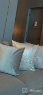 картинка 1 прикреплена к отзыву Дизайнерская наволочка 12X12 с оранжевыми пайетками - Декоративные подушки ShinyBeauty для кровати и дивана от David Hodgson