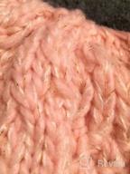 img 1 attached to Warm up with the UNDER ZERO 🧣 UO Girl's Winter Cute Pink Knitted Hat Scarf Set review by Terri Garcia