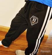 img 1 attached to TERODACO 2 Pack Active Sweatpants for Boys - Athletic Clothing in Active Version review by Gregory Rasmussen