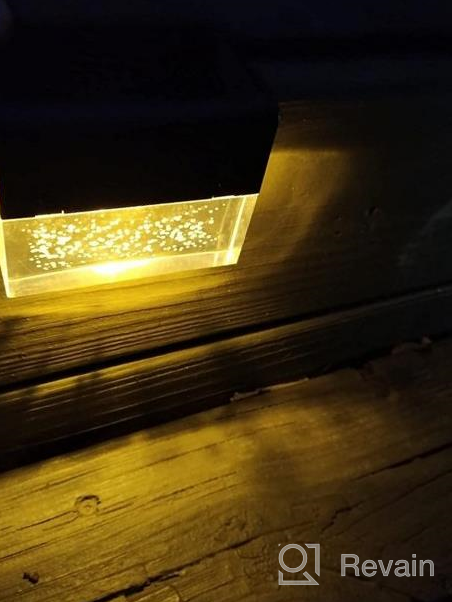 img 1 attached to Illuminate Your Outdoors With SUNFACE Solar Deck And Fence Post Lights - All-Night Permanency (6Pack) review by Adam Gray