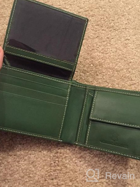 img 1 attached to 👛 Premium Leather Bifold Wallet with Credit Card Slots and ID Holder review by Tony Nicholas