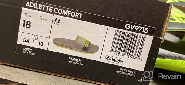 img 1 attached to Adidas Unisex Adilette Comfort Sandal Men's Shoes review by Todd Lowry