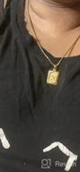 img 1 attached to Stylish Gold Initial Necklaces: Personalized Letter Pendant Necklaces for Women & Men review by Paul Tucker