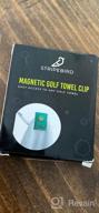 img 1 attached to Stripebird Magnetic Clip for Golf Towel - Cool Gray - Ultimate Strength Magnet for Easy Access - Attach to Golf Cart, Clubs or Hub - Removable review by Jared Barit