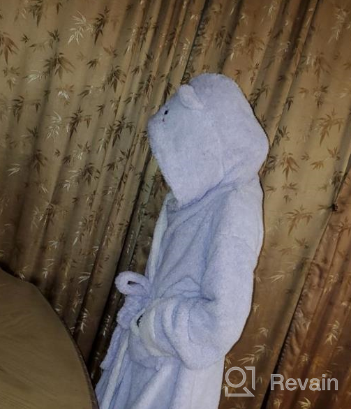 img 1 attached to Soft And Cozy Hooded Womens Plush Bathrobe With Animal Design - Perfect Koala Gift Idea - TIMSOPHIA review by Shaun Stapp