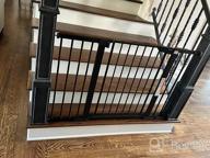 img 1 attached to Cumbor 29.5"-51.6" Extra Wide Baby Gate, Easy Walk Thru Dog Gate For House, Auto Close Safety Pet Gates For Stairs And Doorways With 4 Wall Cups - Mom'S Choice Awards Winner review by Jamonte Hamilton