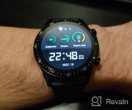 img 1 attached to HUAWEI Watch GT 2 (42mm) - AMOLED Display, 1 🕰️ Week Battery, GPS, Heart Rate Monitor, Night Black (International Model, No Warranty) review by Qu Qui Qu (Cu C H in ᠌