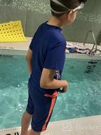 img 1 attached to 🏊 Premium Boys Swimsuits Set: UPF50+UV Swimwear with Rash Guard & Hat for Kids 4-14 Years review by Jim Bijelic