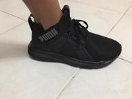 img 1 attached to PUMA Athletic Running Shoes for Little Girls in Classic Black Unisex Style review by Melinda Phillips