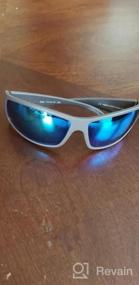 img 5 attached to Поляризованные спортивные солнцезащитные очки TR28 Torege для мужчин и женщин - идеально подходят для езды на велосипеде, бега, гольфа, рыбалки и других видов спорта