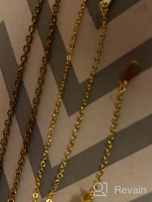 img 5 attached to 14K Gold Plated Lobster Clasped Gold Necklace Extenders